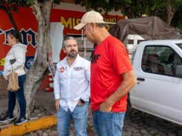 Adrián Alvaradejo y el Comité Municipal del PRIrecorren comunidades de Corregidora paraescuchar de frente a las familias