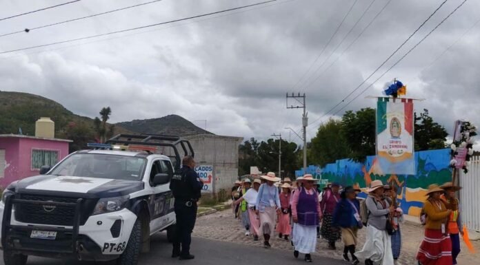 Brinda Seguridad y Protección Civil de Colón Resguardo a Columna de Peregrinas
