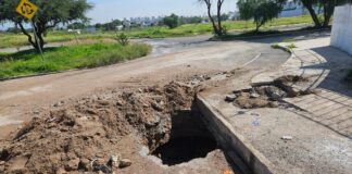 Vecinos de Haciendas del Bosque denuncian fugas constantes y trabajos inconclusos de la CEA