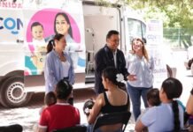 Supervisa Luis Nava la jornada Contigo y tu Bebé