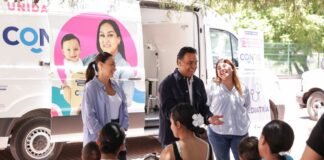 Supervisa Luis Nava la jornada Contigo y tu Bebé