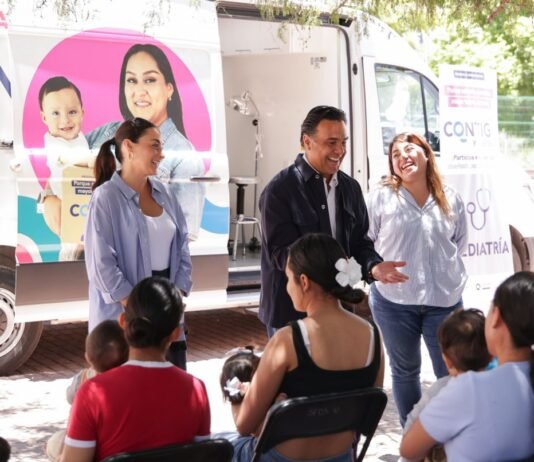 Supervisa Luis Nava la jornada Contigo y tu Bebé