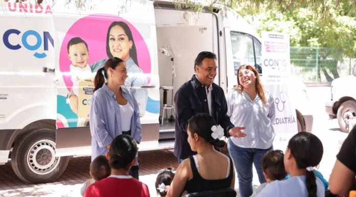 Supervisa Luis Nava la jornada Contigo y tu Bebé