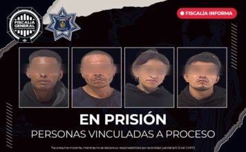 Cuatro personas son vinculadas a proceso por violento asalto a farmacia en San Juan del Río