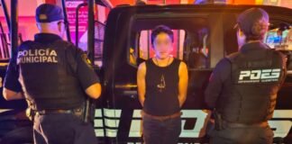 DETIENEN A MUJER CON PELIGROSA ARMA EN EL CENTRO DE QUERÉTARO