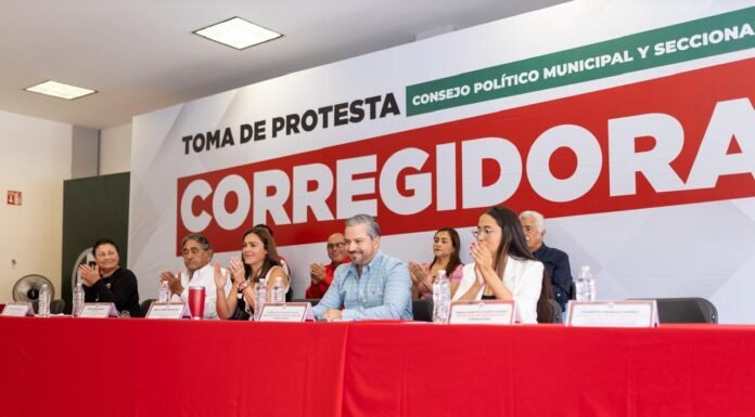 ADRIÁN ALVARADEJO ENCABEZA INSTALACIÓN DEL CONSEJOPOLÍTICO Y TOMA DE PROTESTA DE SECCIONALES DEL PRI ENCORREGIDORA