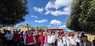 Valeria Flores fortalece la presencia del Partido del Trabajo Querétaro en Amealco, entrega nombramiento a José Luis Martínez como Coordinador Municipal de Afiliación