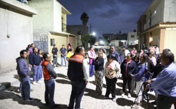 Supervisa Gaspar Trueba la Obra de Urbanización en Calle de Galeras