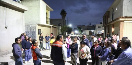 Supervisa Gaspar Trueba la Obra de Urbanización en Calle de Galeras