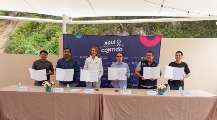 Firman SECULT y Zenbit convenio para proteger el ajolote serrano