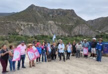 Presenta CEI obra de mejoramiento vial en El Álamo, Peñamiller