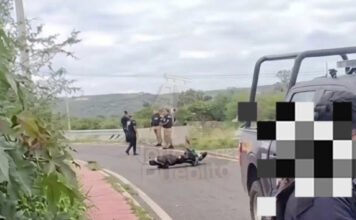 Motociclista muere tras intentar evadir a policías en Corregidora
