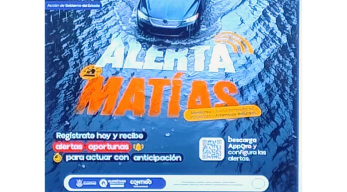 Querétaro pone en marcha “Alerta Matías”, sistema de alertamiento temprano para proteger vidas