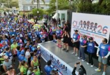 Participan dos mil 200 personas en la 10a edición de la carrera USEBEQ