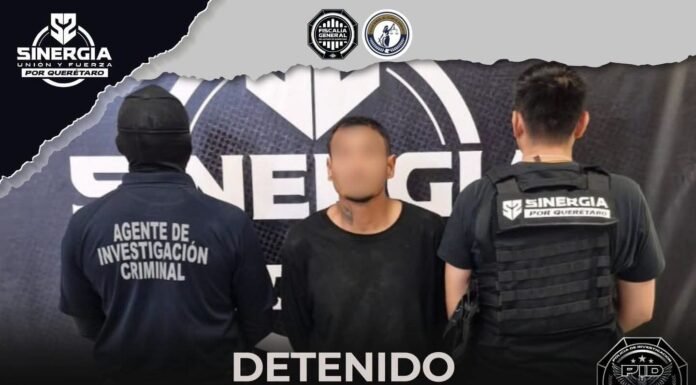 Detienen en Querétaro a “Garnica”, buscado en Guanajuato por extorsión agravada