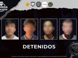 Cuatro detenidos y narcótico asegurado durante cateos en Querétaro