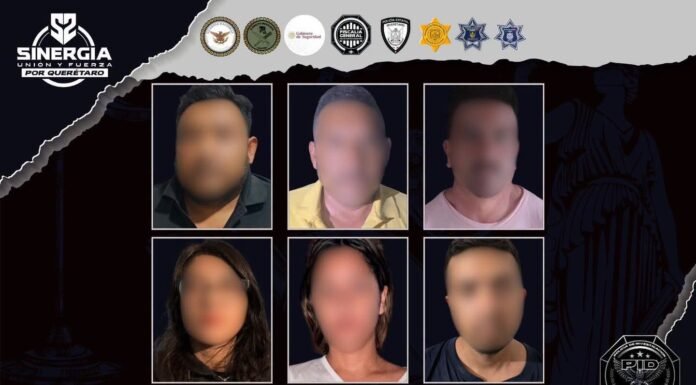 Ejecutan siete cateos en Colón, Querétaro y San Juan del Río; detienen a seis personas