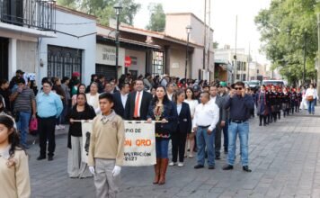 Encabeza Gaspar Trueba Desfile del 16 de Septiembre
