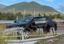 Muere prensada en choque de vehículo sobre la carretera a San Luis Potosí
