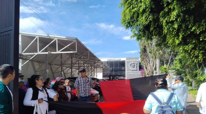 Trabajadores del IMSS Sección 23 se manifiestan en Querétaro; piden atención a sus demandas