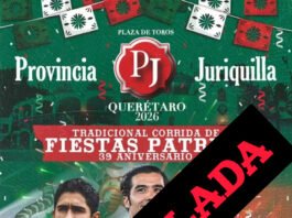 Cancelan corrida de toros del 15 de septiembre en Provincia Juriquilla; empresa responsabiliza a resolución judicial