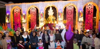 Inauguran autoridades Altar Monumental Guardianes del Patrimonio en Plaza de Armas