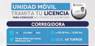 Llevarán jornada móvil para tramitar licencias de conducir a Corregidora; atenderán únicamente 60 turnos