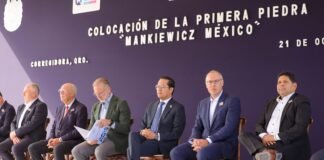 Chepe Guerrero y Marco Del Prete colocan la primera piedra de Mankiewicz México