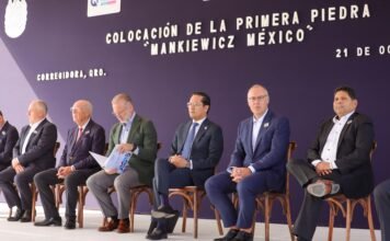 Chepe Guerrero y Marco Del Prete colocan la primera piedra de Mankiewicz México