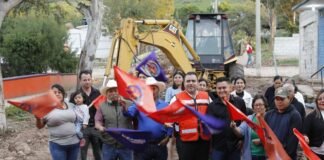 Arranca Gaspar Trueba obra de urbanización en Nogales